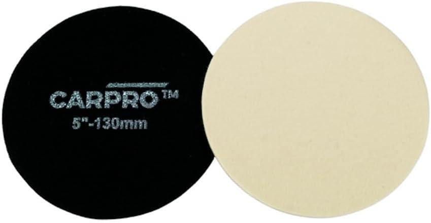 CARPRO Glass Polishing Pad - Polish Glass Scratches Etching, Correct and Clean Damaged Windshield & Window Glass - 5" (1 Pack)