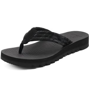 COFACE Womens Arch Support Flip Flops Yoga Mat Comfortable Thick Cushion Walking Thong Sandals Lightweight Slip On Summer Beach Slippers, Size 7