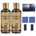 2Pcs PTZ Crystal Serum, Advanced Graphene Ceramic Coating for Cars, Ceramic Car Coating Kit, Long-Lasting Shine & Easy Maintenance