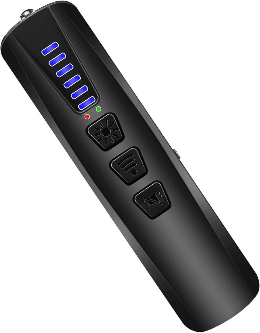 AI Hidden Camera Detector, Anti-Spy Camera Finder RF Signal & WiFi Scanner Hidden Devices Detector for GPS Trackers, 4 Modes for Hotel, Bathroom, Office, Car Travel Security (Black)