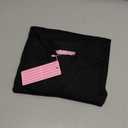 Joymom Maternity Rolled Long Sleeve Nursing Tops Tunic Blouses Breastfeeding (Large, Black)