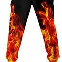 UNICOMIDEA 6-16T Boys Pants Girls Funny Joggers Sports Sweatpants with Drawstring (Black)