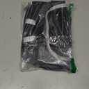 Della Gao Black Water Repellent Polyester Hanging Toiletry Bag for Travel