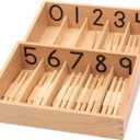 Adena Montessori Spindle Box with 45 Spindles