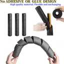 3 Pack Pipe Insulation Foam Tube,15.7 Inches Multi-Purpose Black Foam Pipe Protection for Outdoor Indoor Swimming Pool Handle,Door Handles and Winter Water Pipes