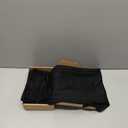 Boys Baggy Sweatpants Teens Straight Leg Open Bottom Pants Spring Lightweight Drawstring Trousers with Pockets (12-13 Years, Black)