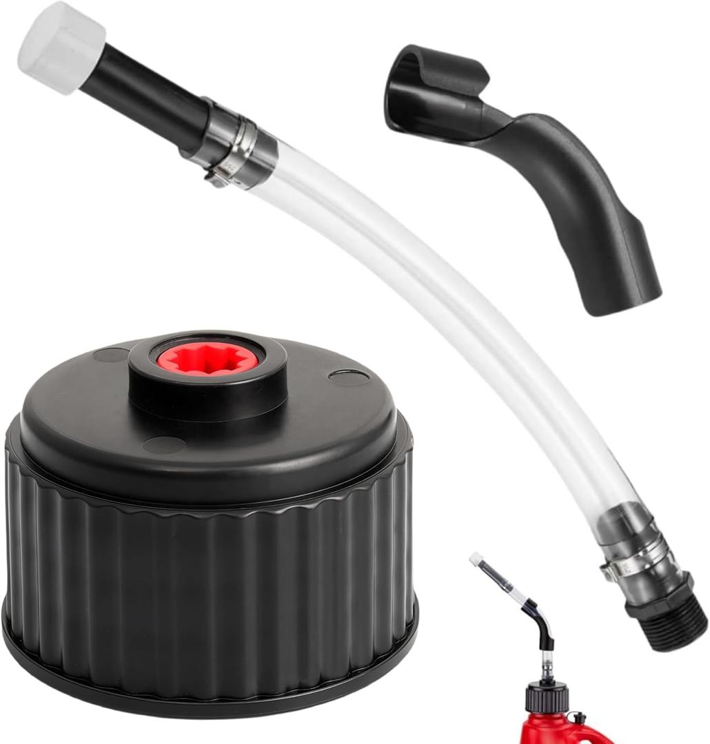 Gas cans,racing fuel jug hose,racing fuels 3042 replacement jug cap,racing fuel jug hose bender compatible for racing fuel jug 5.5 Gallon,Fuels Replacement Jug Cap