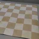 Checkered Dish Drying Mat for Kitchen Counter, Coffee Bar Station Accessories, Retro Cute Aesthetic Modern Absorbent Drainer Mat Kitchen Drying Mat Easy Clean, Beige 16" x 24"