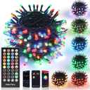 iBaycon Smart Color Changing Christmas Lights, 66FT 200 LED RGB Christmas Tree Lights Remote & App Controlled String Lights for Outdoor Indoor Christmas Decorations