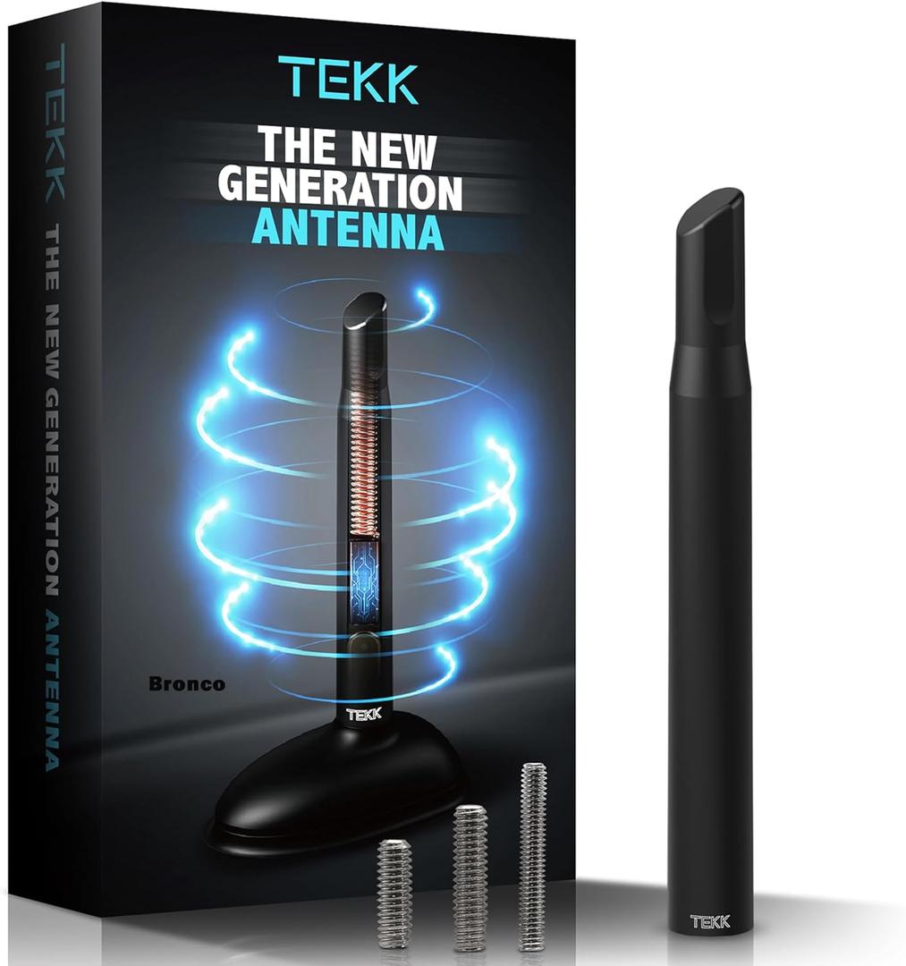 TEKK Short Antenna Compatible with Bronco 2021 to 2023 / Designed for Optimized FM/AM Reception / 4.8 Inches