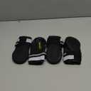 QUMY Dog Shoes for Large Dogs, Medium Dog Boots & Paw Protectors for Winter Snowy Day, Summer Hot Pavement, Water-Resistant in Rainy Weather, Outdoor Walking, Indoor Hardfloors Skid-Resistant Sole (Size 6: 2.6''x3.0''(W*L) (Pack of 4))