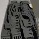 Neprock Shoe Slots Organizer for Closet, Shoe Storage Organizer Shoe Slots Organizer, Shoe Rack Organizer Space Saver Organizador De Zapatos for Closet Organization(36 Pack)(Grey) (Gray)