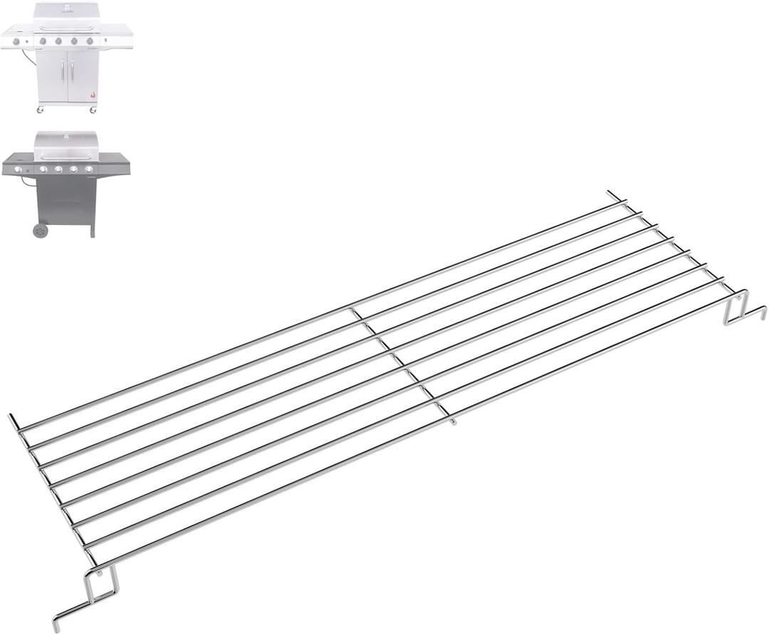 Warming Rack Grill Parts for Charbroil Performance 4 Burner 463352521 463354021 463365021 463365522, G428-0002-W1 Grill Swing Away Grid for Charbroil Grill Replacement Parts