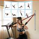 Resistance Band Wall Anchor, Wall-Mounted Anchor, Home Gym Fitness System, 2Pcs 23in Wall Anchors, Adjustable, Easy Installation, 300lbs Capacity