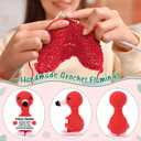 2 x Positive Flamingo Gifts for Women Teen Girls, Birthday Gifts for Friend Coworker Her, Back to School Gift for Students, Christmas Stocking Stuffers Positive Crochet Animals Handmade Crochet Flamingo, (Mix)