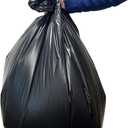 Reli. SuperValue 65 Gallon Trash Bags | 60 Count | Made in USA | Heavy Duty | Black Multi-Use Garbage Bags
