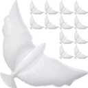 12-Pack Dove Balloons Memorial Release in Sky, Biodegradable White Angel Lanterns Funeral Party Decorations for Loss of Loved One, Celebration of Life Favors, Happy Birthday in Heaven RIP Supplies