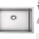 TORVA 30-Inch Undermount Kitchen Sink, Premium 304 Stainless Steel Bar Sink - 10 Inches Deep Basin Single Bowl Sink