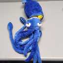 5Pcs Giant Squid Stuffed Animal 41.3" with Small Marine Clownfish,Crab, Seahorse, Angler Fish Baby Plush Toys, Adorable Bulk Ocean Animal Plushies Gifts for Squid Toys Lover,Kids,Boys,Girls