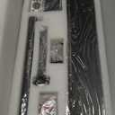 Ohniyou 60" Industrial Ceiling Fan with Lights - Remote & APP Control, Dimmable, DC Motor, Outdoor Fan with Aluminum Blades for Patio Living Room, Black