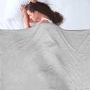 Cooling Blankets for Hot Sleepers, Summer Blanket Thin Lightweight Breathable Soft Cold Blanket for Sleeping Summer, Absorbs Heat to Keep Body Cool for Night Sweats Adults Children (Twin 60" x 80")