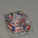 Hoteam 30 Pcs Puerto Rico Embroidered Patches Puerto Rico Flag Iron on Sew on Patch Embroidered Applique Decal for Clothes Dress Hat Jeans DIY Accessories