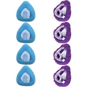 NATAKU CPAP Mask Liners Compatible with Medium ResMed AirFit F20 & Full Face Masks - Soft Polar Fleece Covers with Heart-Shaped Cutout - Reduces Air Leaks Red Marks - Washable & Elastic Fit