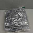 24 Pcs Cheerleading Pom Poms, Metallic Foil Handle Cheer Squad Team Spirited Fun for Party, Sports Dance Cheer, 30 Grams Weight Each (Black)