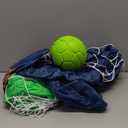 Nerf NERF AirGoal Inflatable Soccer Goal Set - Instant Blow Up Youth Goal + Foam Soccer Ball - Plug in Inflation in 10 Seconds - Kids Net Toy for Kids + 5" Inch Mini Ball