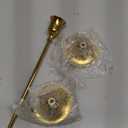 2 Sets(6 Pcs) Brass Gold Metal Taper Candle Holders Candlestick Holders, Vintage Modern Decorative Centerpiece Candlestick Holders for Table Mantel Wedding Housewarming Gift