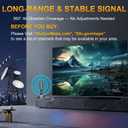 TV Antenna for Local Channels Indoor, Digital TV Antenna for Smart TV Indoor 4K HD Without Cable - Magnetic Base, 360 Reception, 8.2ft Cable, Long Range - Support HDTVs with Built-in Tuner