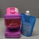 Belemar Upgraded Bubble Machine with Remote Control, Automatic Rotation & RGB Lights, 1800mAh Rechargeable Battery, Type-C Charge, Bubble Maker for Kids, Weddings, Birthday Parties, Outdoor Activities (Pink)