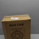 Table Fan, 9600mAh Rechargeable Box Fan, Quiet Running, Fast Cooling 10" Desk Table Fan with Remote, 6 Speeds, 3 Modes, Smart Temperature, Timer, Light, Washable - Bedroom Office Desktop Household