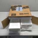 SEE SPRING Shoe Storage Boxes, Clear Plastic Stackable Shoe Organizer for Closet, Shoe Rack & Holder Sneaker Container, 12 Pack Clear