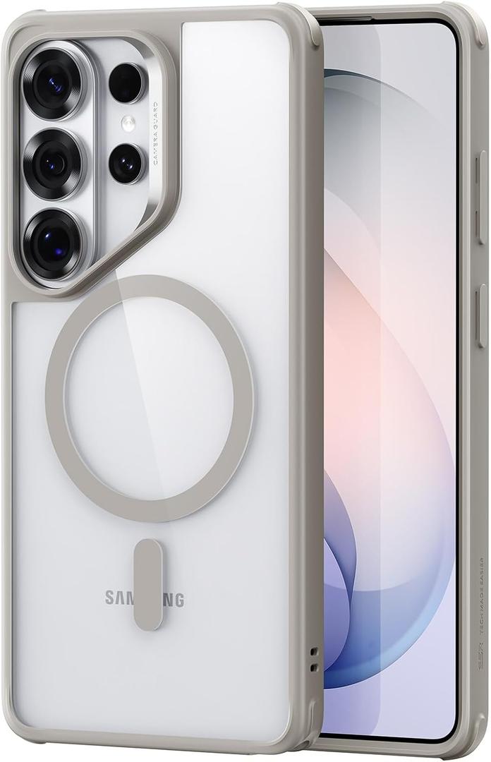 ESR for Samsung Galaxy S26 Ultra Phone Case, Compatible with MagSafe, Military-Grade Protection, Shockproof Magnetic Case for Samsung Galaxy S26 Ultra, Classic Hybrid Series, Clear Grey