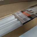 Cordless 1" Venetian Horizontal Mini Blinds for Indoor Windows(26" W×64" H)