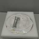 BonNoces 3-Tier Porcelain Cupcake Stand Serving Tray - White Embossed Elegant Dessert Cake Stand - Pastry Serving Stand for Tea Party, Wedding and Birthday