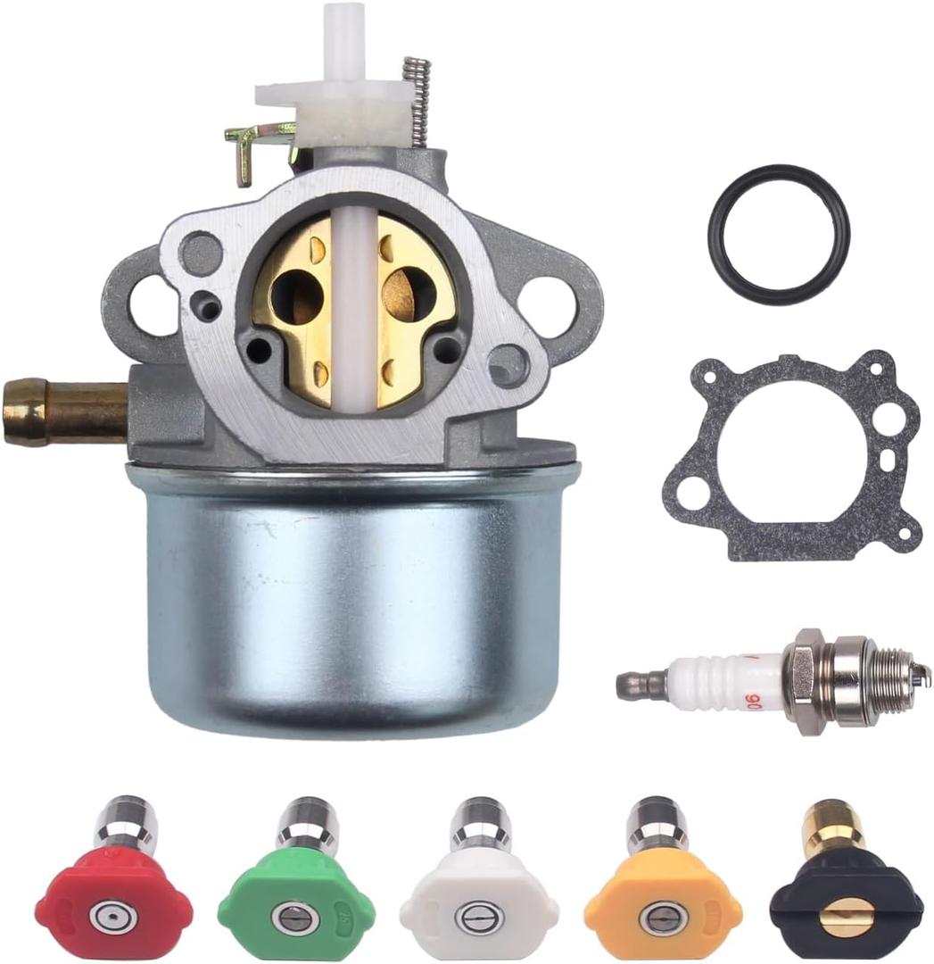 New Carburetor With Pressure Washer Nozzle Kit Compatible With Troy Bilt 2350 2550 Psi 020337 01902 Pressure Washer 6.75 190cc