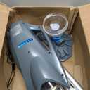 Cordless Handheld Pool Vacuum, 18.5GPM Strong Suction, 60 Mins Runtime, Telescopic Pole, Dual Brush Heads for Above Ground, Inground Pools, Spas & Hot Tubs, Vako H11