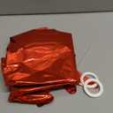 8 Pcs Red Star Balloons, 27/22 inch One-Piece Explosion Balloons Aluminum Foil Balloons for Birthday, Christmas, Wedding, Backdrop, Anniversary, Graduation Party Decorations(Red)