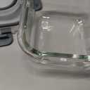 HOMBERKING 24pc Borosilicate Glass Food Storage Containers with Snap Locking Lids, Glass Meal Prep Containers, Airtight Lunch Boxes, Oven, Freezer and Dishwasher Safe, BPA Free, Kitchen Storage Set (Grey)