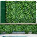 Grass Wall Panels 60"x120"(50 SQFT) UV-Anti Hedge Boxwood Roll
Greenery Wall Backdrop, Faux Boxwood Panels, Artificial Green Plant Wall for Outdoor Indoor Privacy Patio Garden Backyard