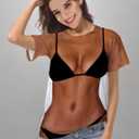 Goodstoworld Unisex 3D Fake Abs T Shirts Shredded Chest Printed Short Sleeve Costume Novelty Tees Shirt (XL)