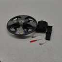 Round Foam RC UFO Drone with Camera, Multi-Color LED Lights (Color Switching), 360 Flips, Speed Adjustment, Remote Control Plane Helicopter, One-Key Takeoff/Landing, Beginner-Friendly FPV Quadcopter Airplane (Silvery)