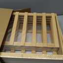 5 Tier Bamboo Shoe Rack,Portable Folding Shoe Storage Rack,Without Installation Small Shoe Rack Perfect for Corridors, Bedrooms and Small Spaces (5 Tier), 10.4"D x 19.6"W x 36.4"H
