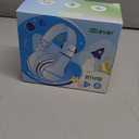 iClever BTH12 Kids Bluetooth Headphones,Colorful LED Lights,74/85dBA Safe Volume,85H Playtime,Fast Charging,Bluetooth 5.2,Over Ear Kids Headphones Wireles for iPad/Tablet/Airplane,Hot Pink