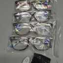 Ladies Reading Glasses Blue Light Blocking Spring Hinge Fashion Pattern Print Eyeglasses for Women, +2.25