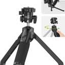 ULANZI TT38 Mini Tripod for Camera, One-Click Open Tabletop Camera Tripod Small Portable Stand with Uka F38 Quick Release, Travel Stand Compatible with DJI OSMO Pocket 3/OSMO 360/Insta360 x5/Xtra/Sony