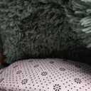 Ophanie Gray Green Rug Grass Area Rugs for Bedroom, 4x6 Shag Fluffy Carpet, Fuzzy Furry Plush Soft Cute Kids Baby Girls Shaggy Bedside Indoor Floor Carpets for Teen Dorm Home Decor Aesthetic, Nursery