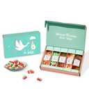Thoughtfully, Baby Shower Sweet Gift Box, Includes Gummy Bears, Watermelon, Peach Rings, Sour Peach & Fruit Gummies, Fun Candy Sampler Gift Set for Celebrations (EXP 10/20/26)